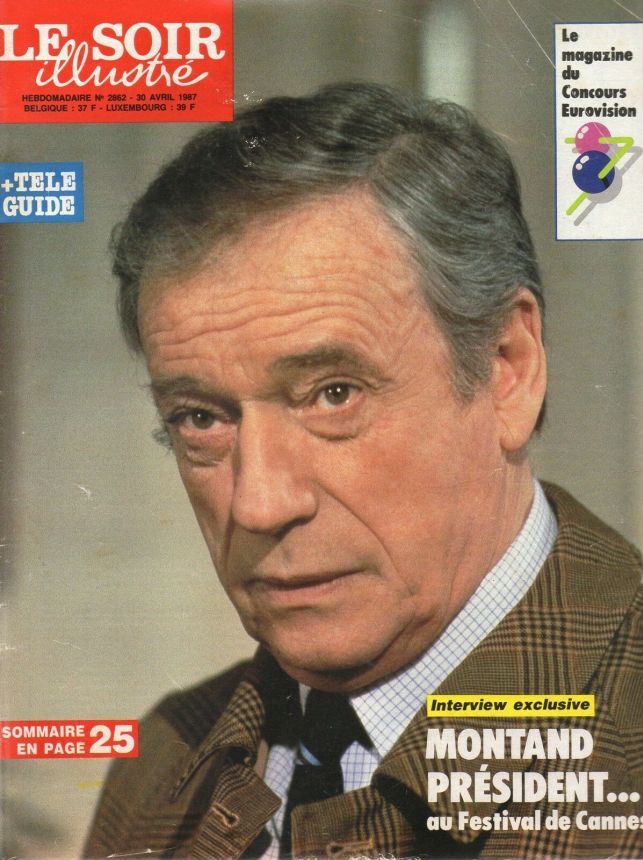 LE SOIR ILLUSTRE magazine side cover Issue 2862 30 April 1987