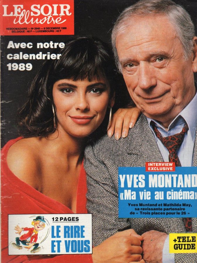 LE SOIR ILLUSTRE magazine side cover Issue 2946 8 December 1988