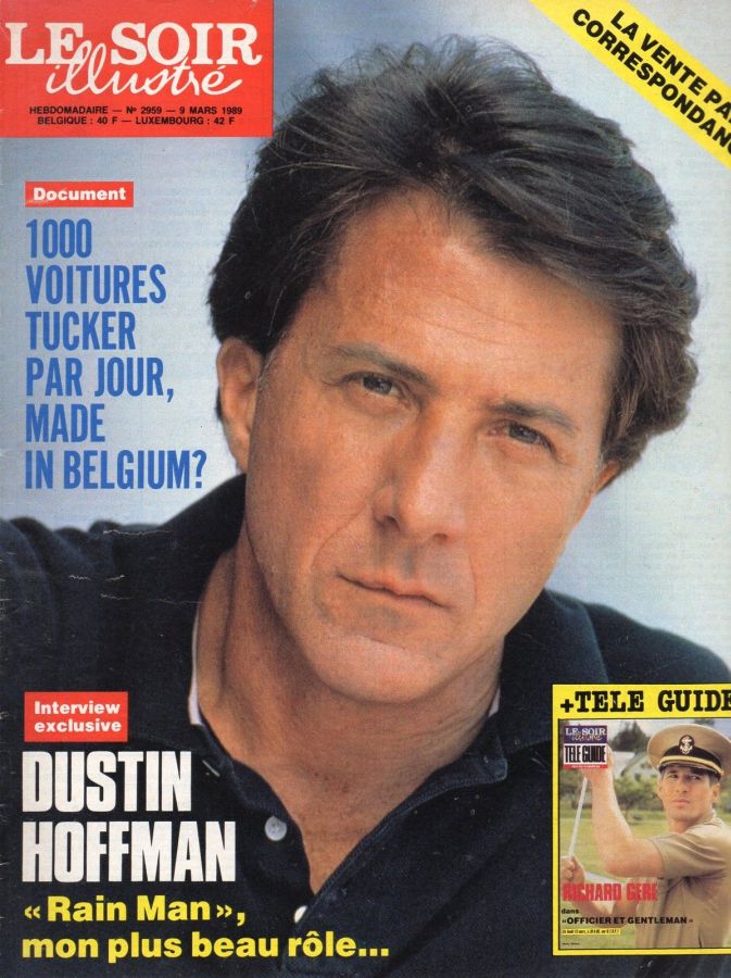 LE SOIR ILLUSTRE magazine side cover Issue 2959 9 March 1989