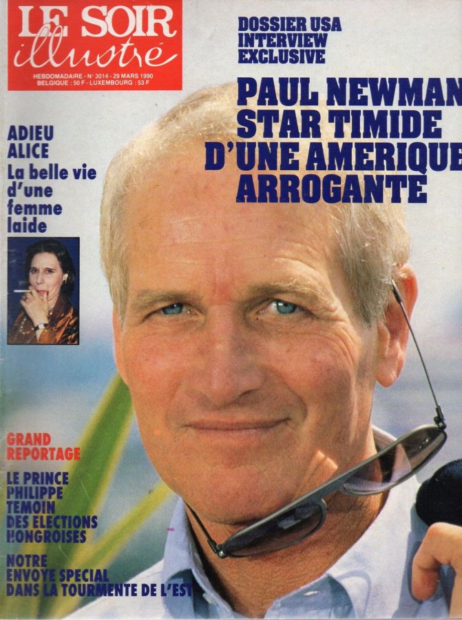 LE SOIR ILLUSTRE magazine side cover Issue 3014 29 March 1990