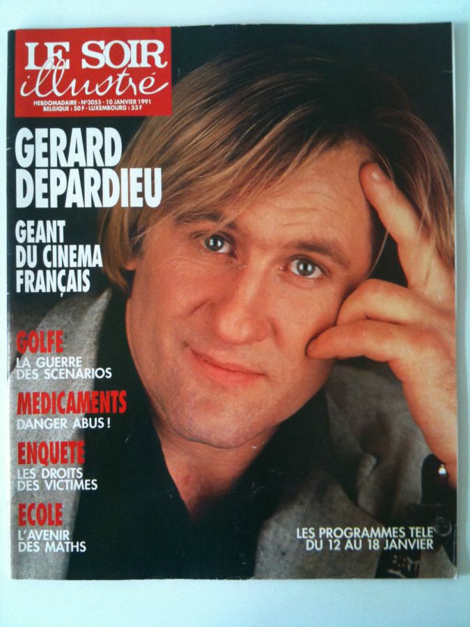 LE SOIR ILLUSTRE magazine side cover Issue 3055 10 January 1991