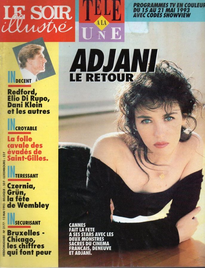 LE SOIR ILLUSTRE magazine side cover Issue 3177 12 May 1993
