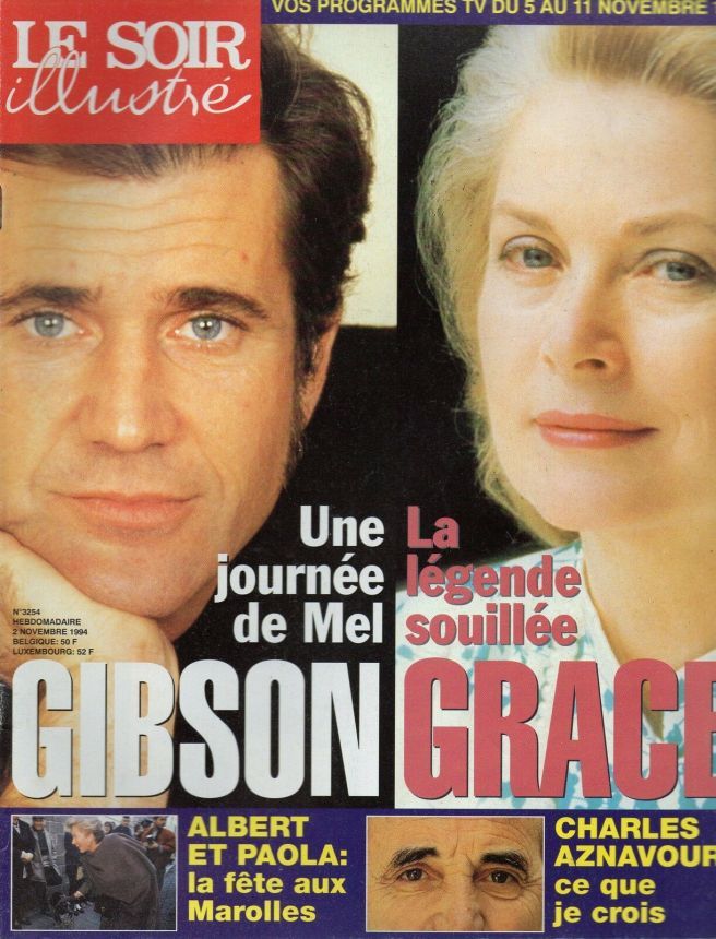 LE SOIR ILLUSTRE magazine side cover Issue 3254 2 November 1994