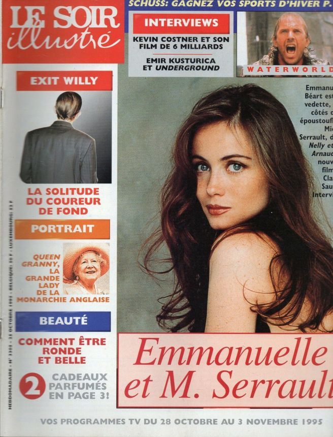 LE SOIR ILLUSTRE magazine side cover Issue 3305 28 October 1995