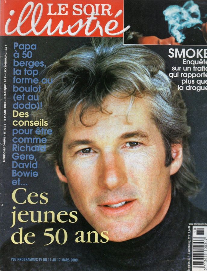 LE SOIR ILLUSTRE magazine side cover Issue 3533 8 March 2000