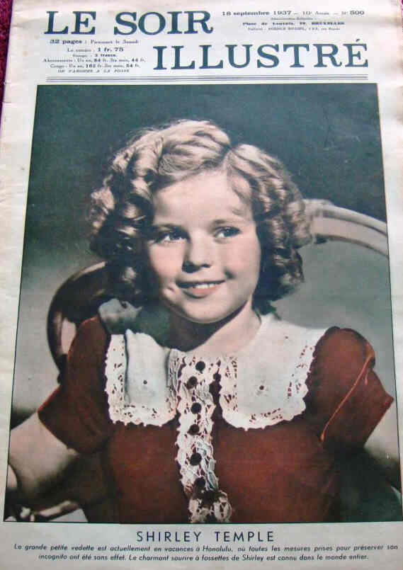 LE SOIR ILLUSTRE magazine side cover Issue 500 18 September 1937