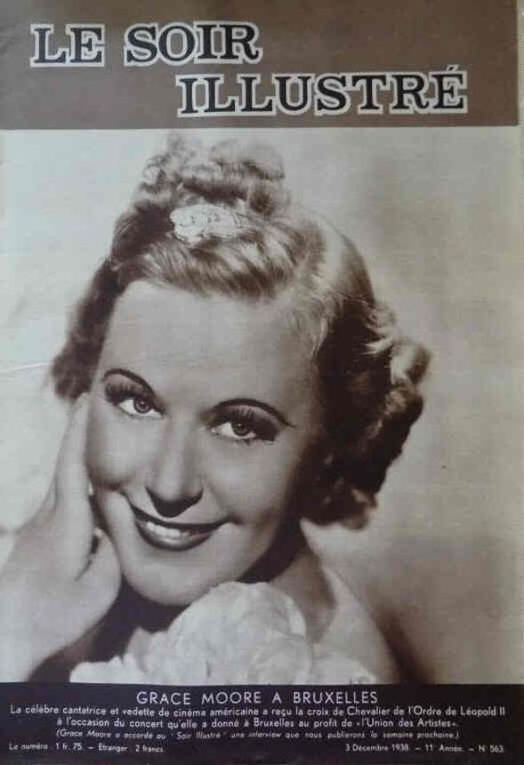 LE SOIR ILLUSTRE magazine side cover Issue 563 3 December 1938