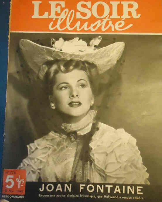 LE SOIR ILLUSTRE magazine side cover Issue 776 8 May 1947