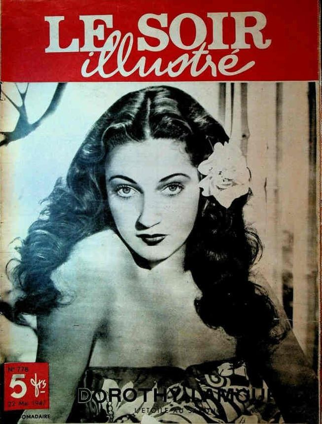 LE SOIR ILLUSTRE magazine side cover Issue 778 22 May 1947