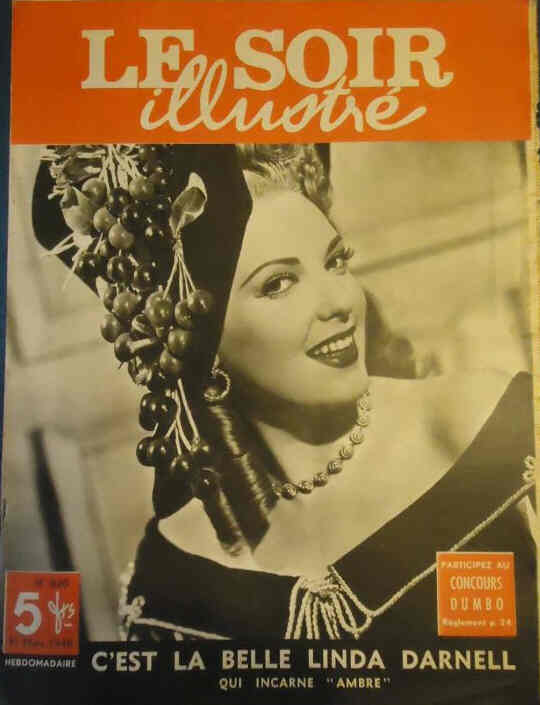 LE SOIR ILLUSTRE magazine side cover Issue 820 11 March 1948