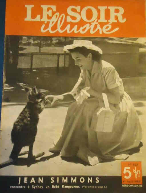 LE SOIR ILLUSTRE magazine side cover Issue 823 1 April 1948