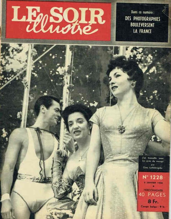 LE SOIR ILLUSTRE magazine side cover Issue 1228 5 January 1956