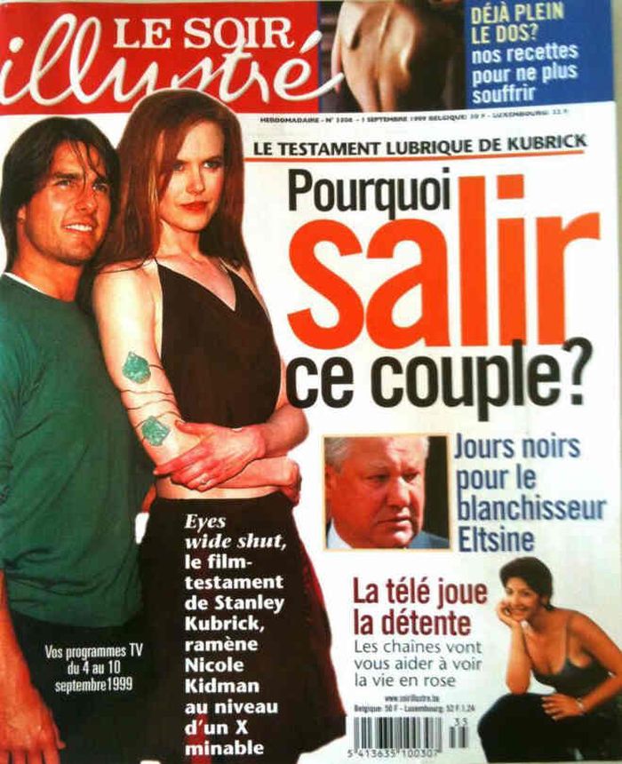 LE SOIR ILLUSTRE magazine side cover Issue 3506 1 September 1999