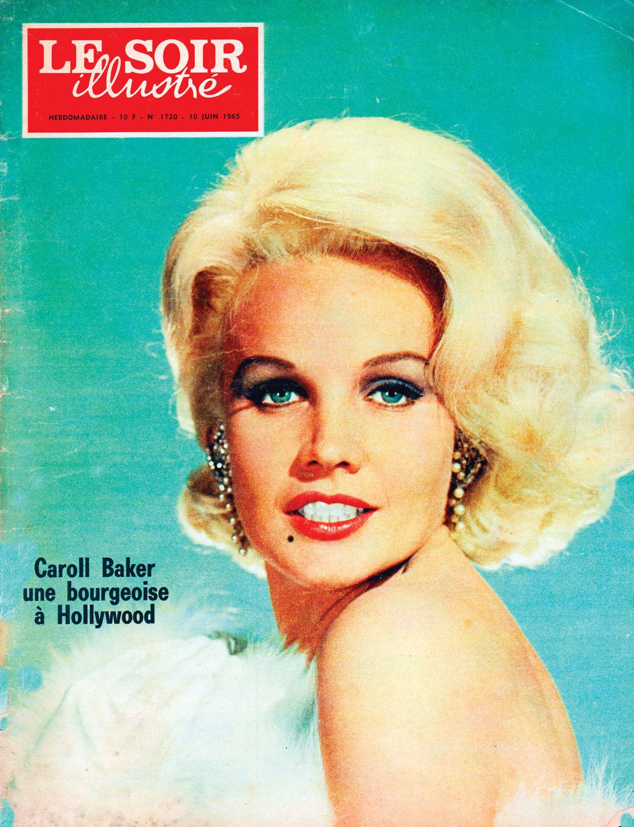 LE SOIR ILLUSTRE magazine side cover Issue 1720 10 June 1965