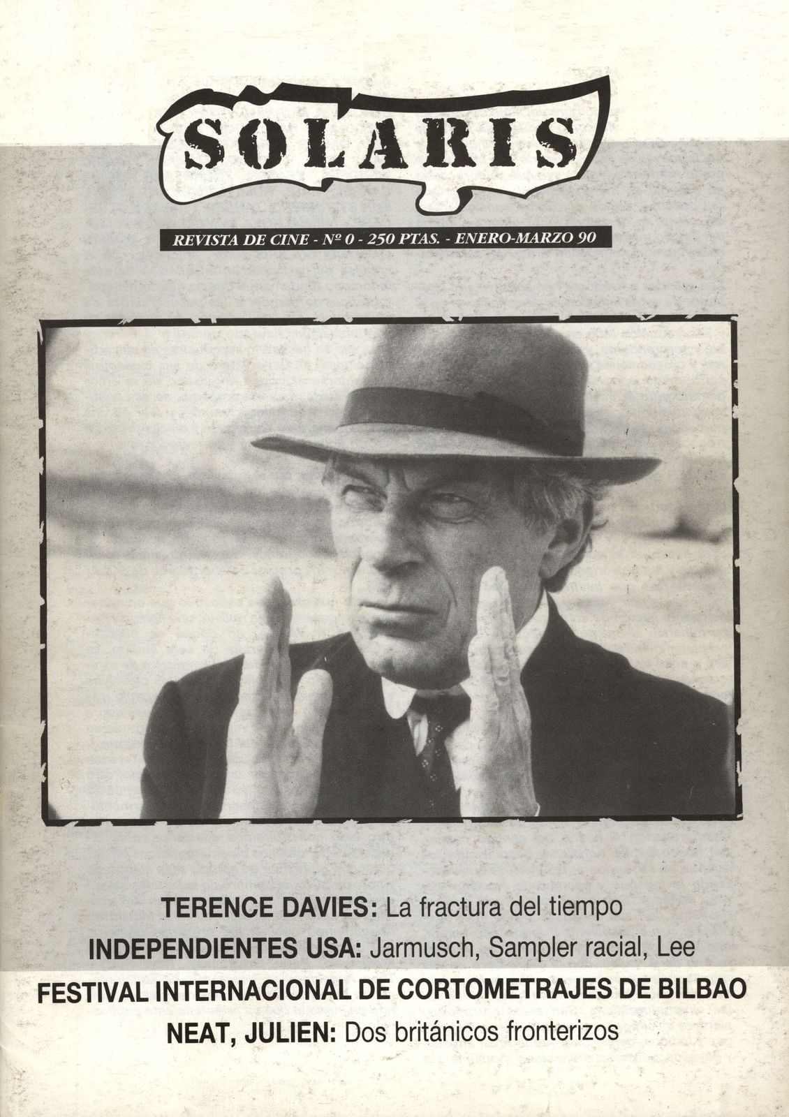 SOLARIS magazine side cover  January/March 1990