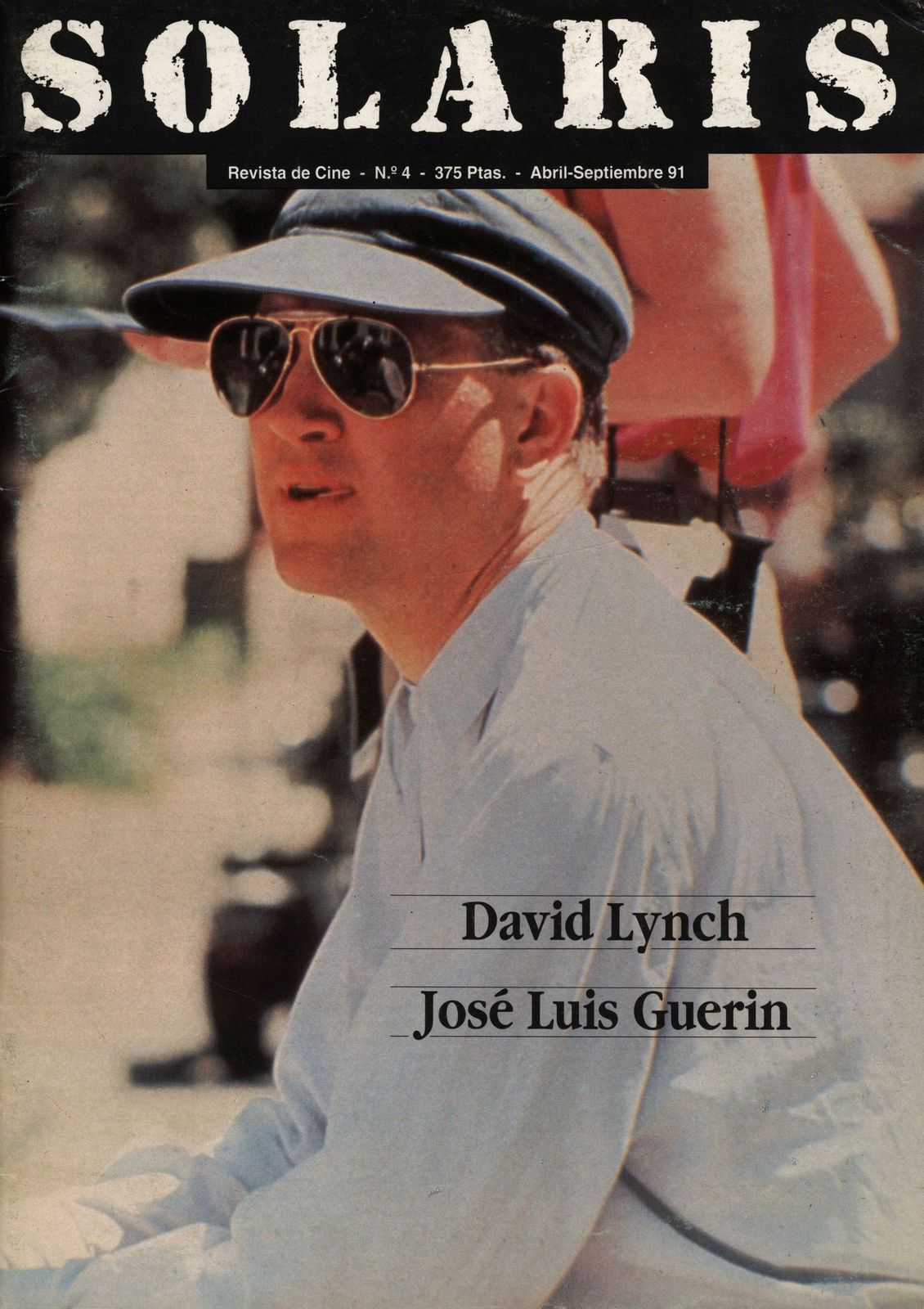 SOLARIS magazine side cover Issue 4  April/September 1991