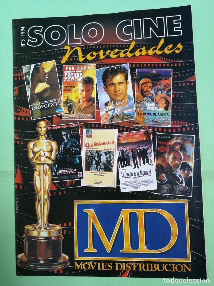SOLO CINE magazine side cover Issue 3   1994