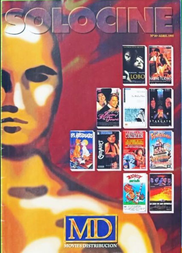 SOLO CINE magazine side cover Issue 10  April 1995