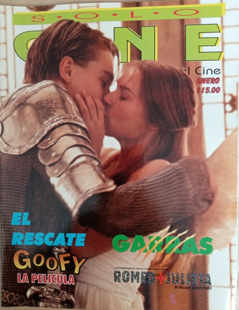 SOLO CINE magazine side cover  January 1996