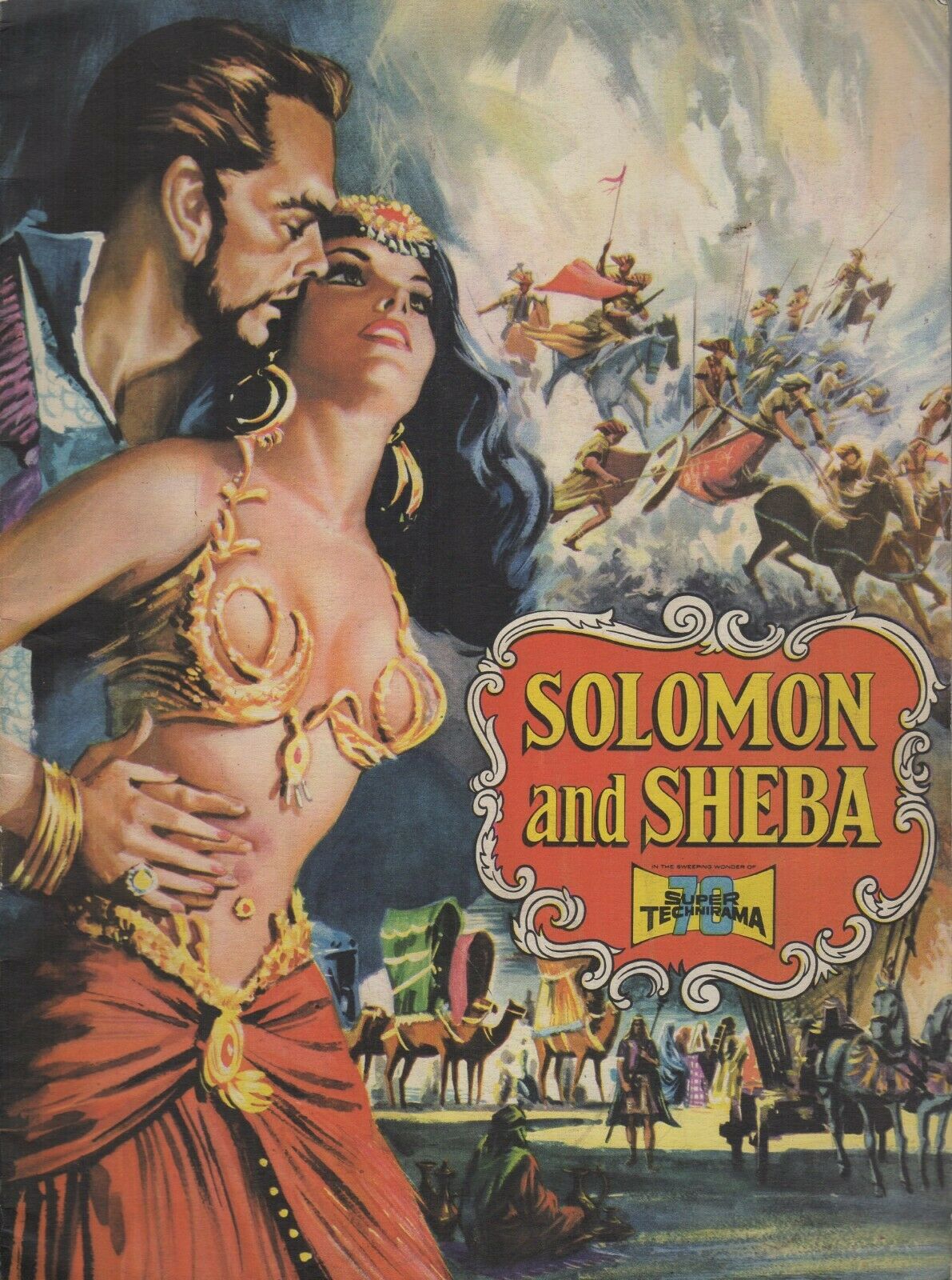 SOLOMON AND SHEBA magazine side cover   1961
