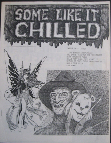 SOME LIKE IT CHILLED magazine side cover Issue 2   1988