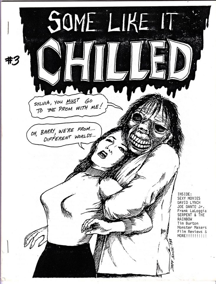SOME LIKE IT CHILLED magazine side cover Issue 3   1988