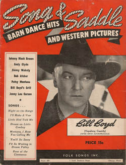 SONG AND SADDLE magazine side cover April 1947