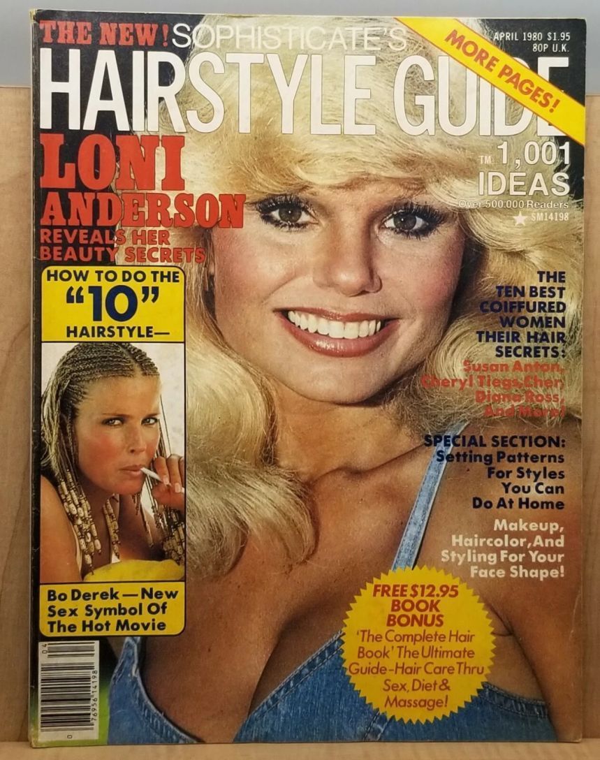SOPHISTICATES HAIRSTYLE GUIDE magazine side cover  April 1980