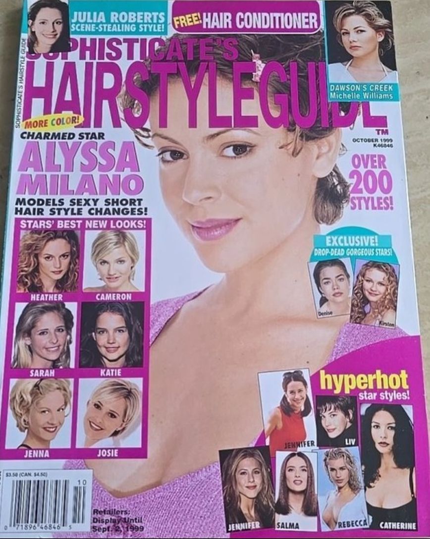 SOPHISTICATES HAIRSTYLE GUIDE magazine side cover  October 1999