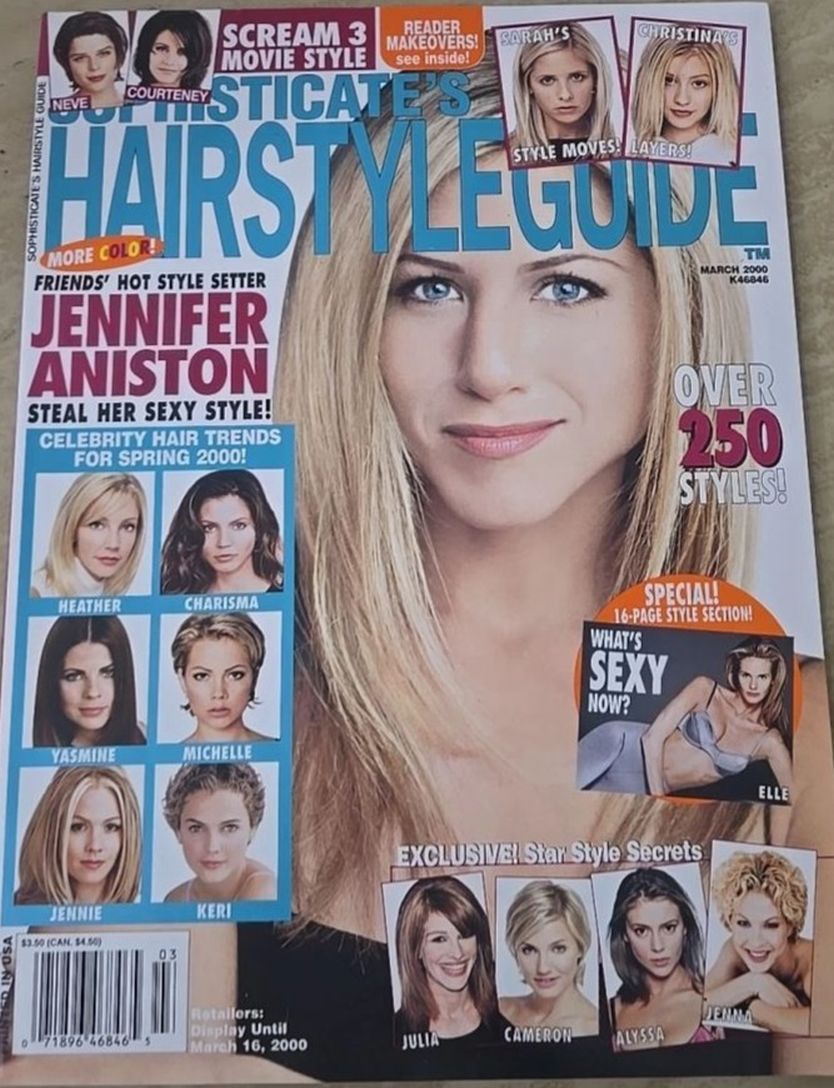 SOPHISTICATES HAIRSTYLE GUIDE magazine side cover  March 2000