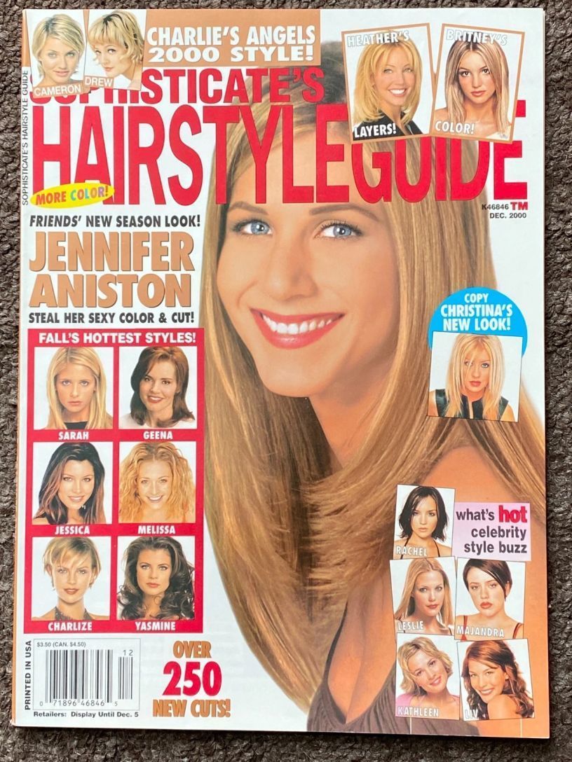 SOPHISTICATES HAIRSTYLE GUIDE magazine side cover  December 2000