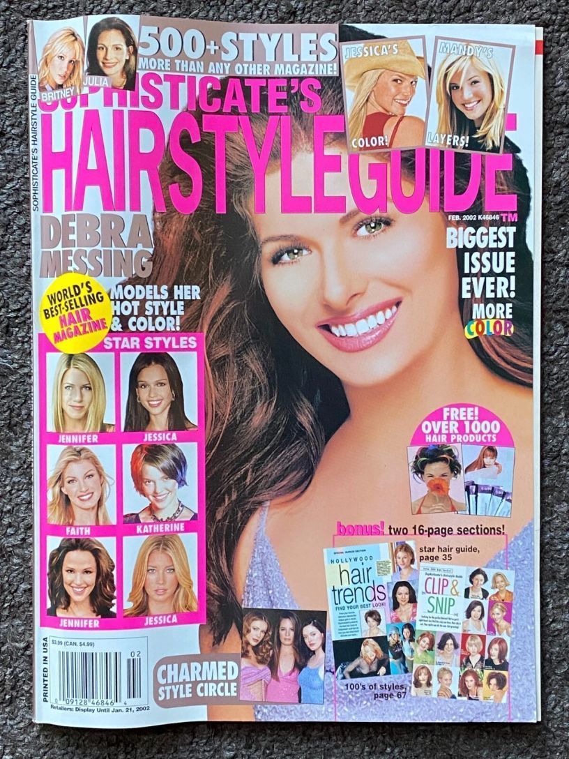 SOPHISTICATES HAIRSTYLE GUIDE magazine side cover  February 2002