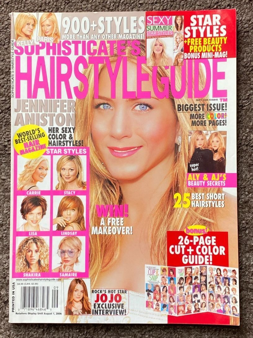 SOPHISTICATES HAIRSTYLE GUIDE magazine side cover  September 2006