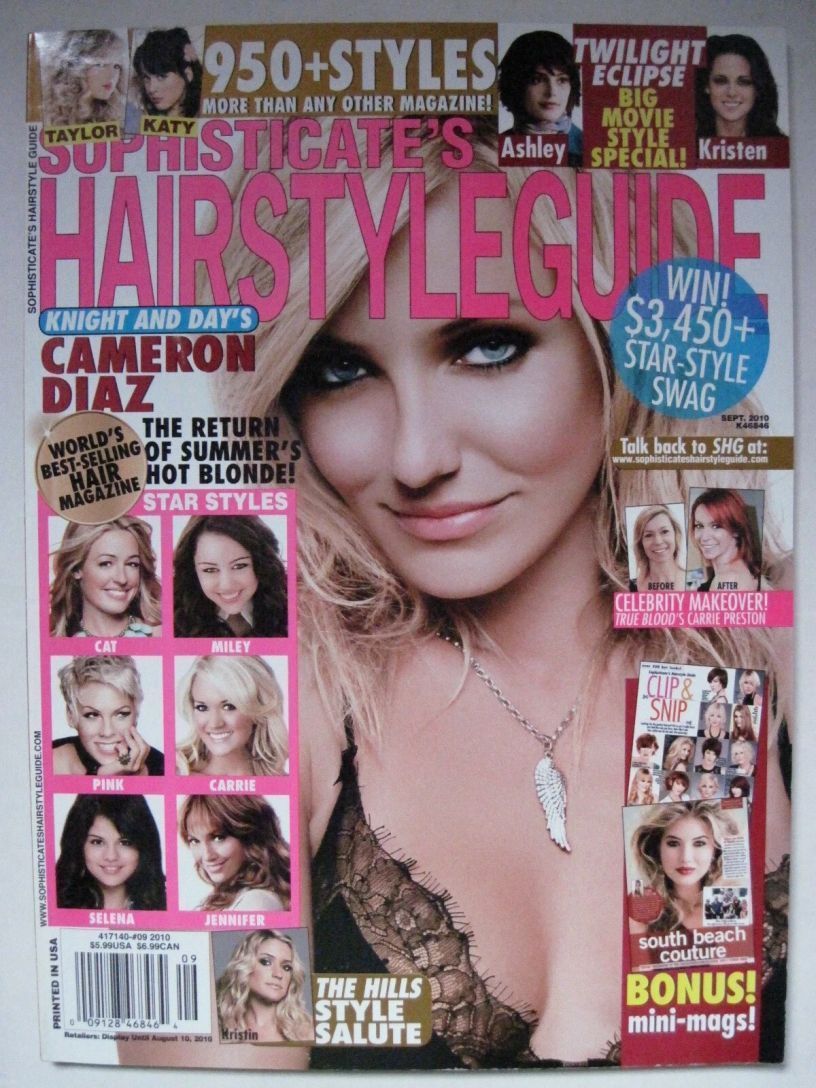 SOPHISTICATES HAIRSTYLE GUIDE magazine side cover  September 2010