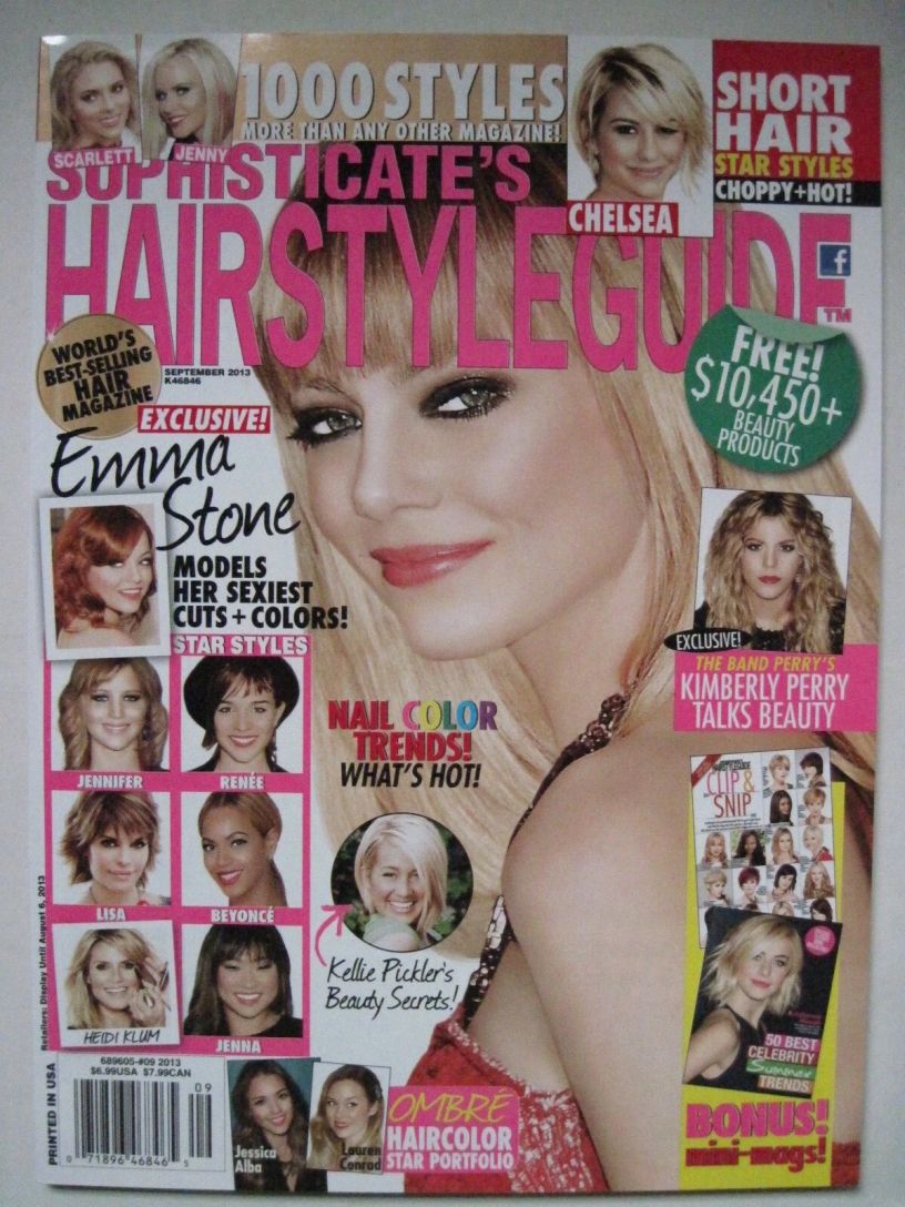 SOPHISTICATES HAIRSTYLE GUIDE magazine side cover  September 2013