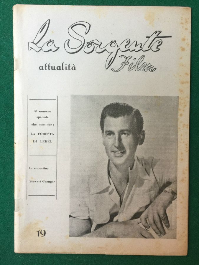 SORGENTE FILM | LA magazine side cover Issue 19  1950