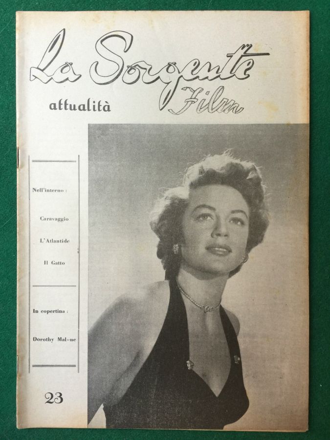 SORGENTE FILM | LA magazine side cover Issue 23  1950