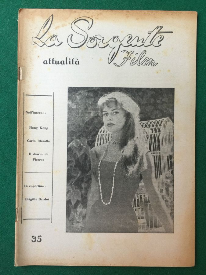 SORGENTE FILM | LA magazine side cover Issue 35  1950