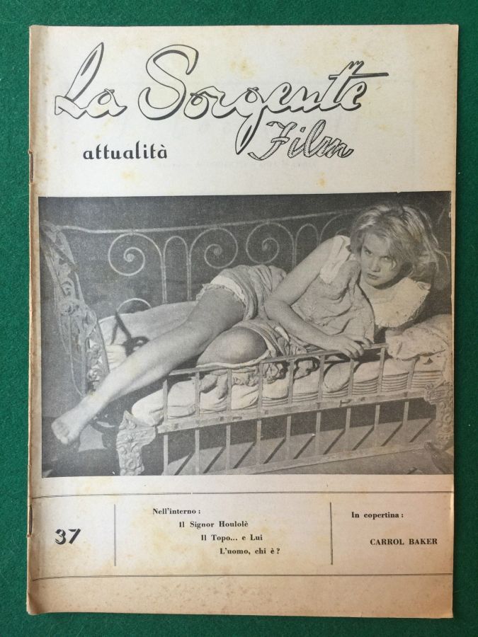SORGENTE FILM | LA magazine side cover Issue 37  1950