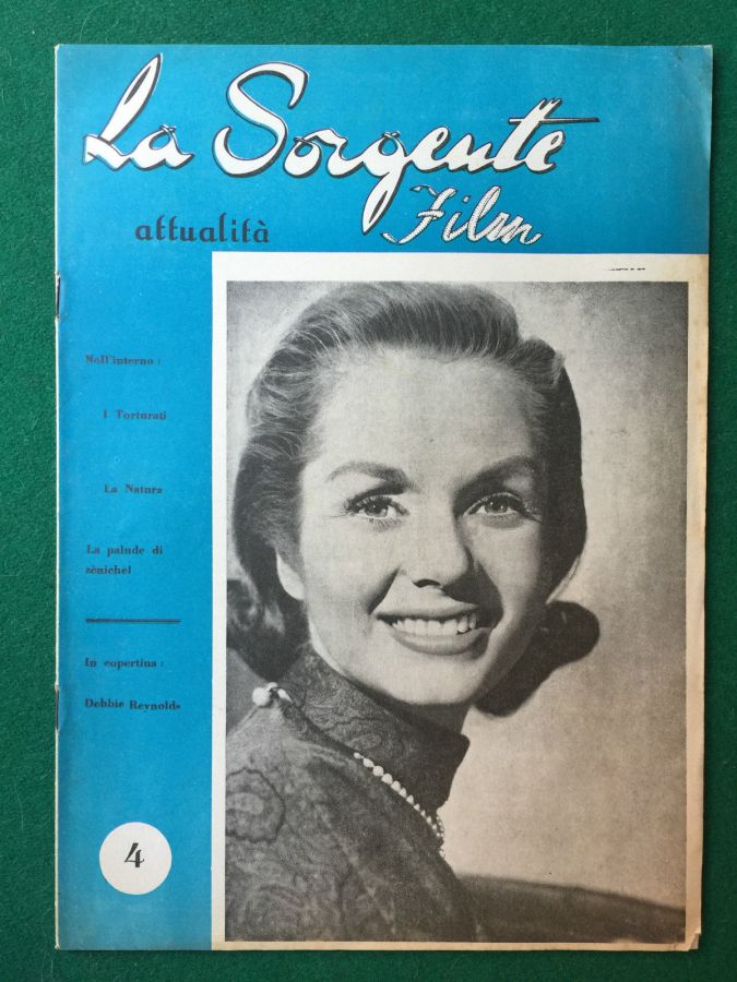SORGENTE FILM | LA magazine side cover Issue 4  1950
