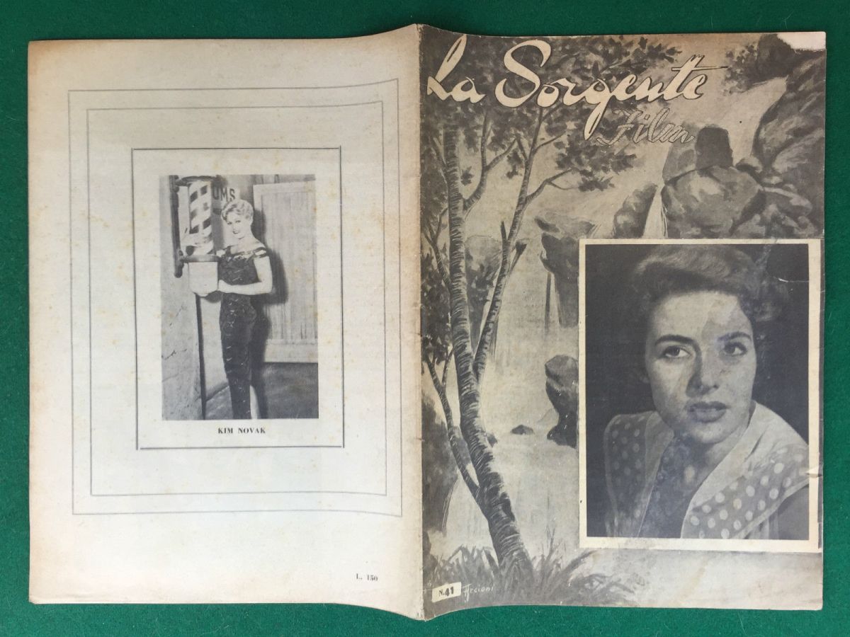SORGENTE FILM | LA magazine side cover Issue 41  1950