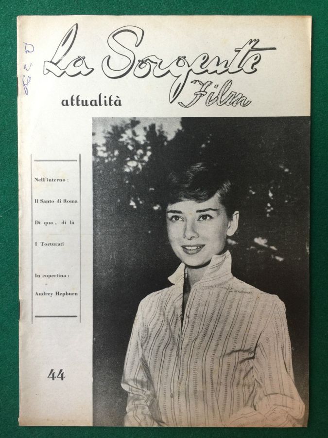 SORGENTE FILM | LA magazine side cover Issue 44  1950