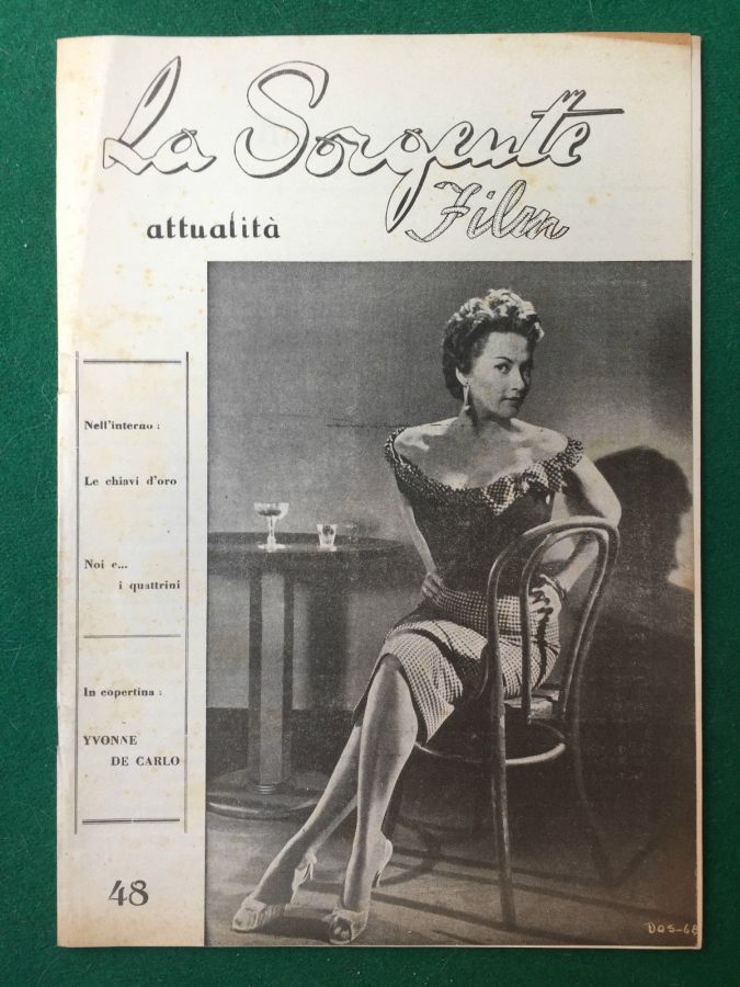 SORGENTE FILM | LA magazine side cover Issue 48  1950