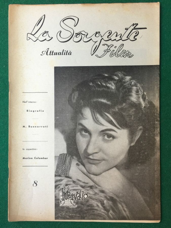 SORGENTE FILM | LA magazine side cover Issue 8  1950
