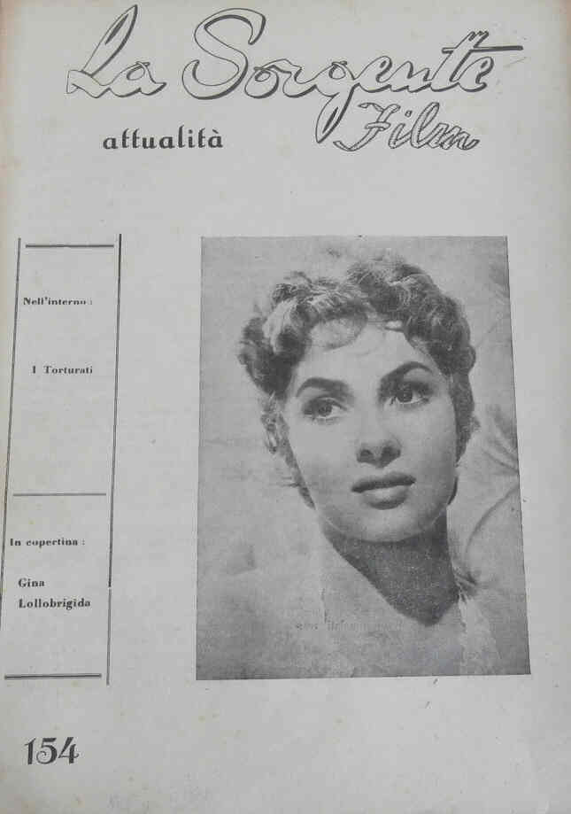 SORGENTE FILM | LA magazine side cover Issue 154  1956