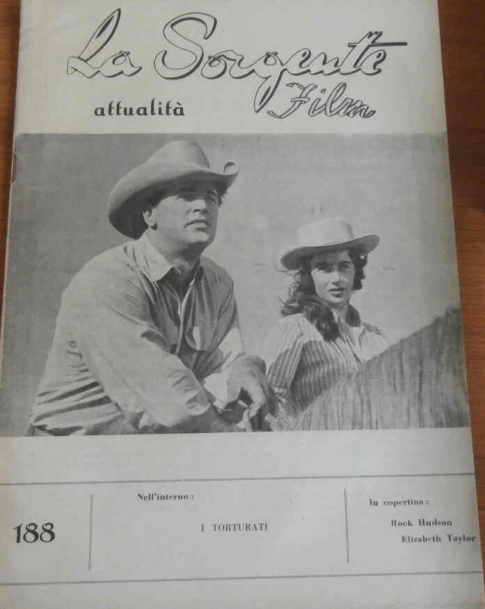 SORGENTE FILM | LA magazine side cover Issue 188  1956