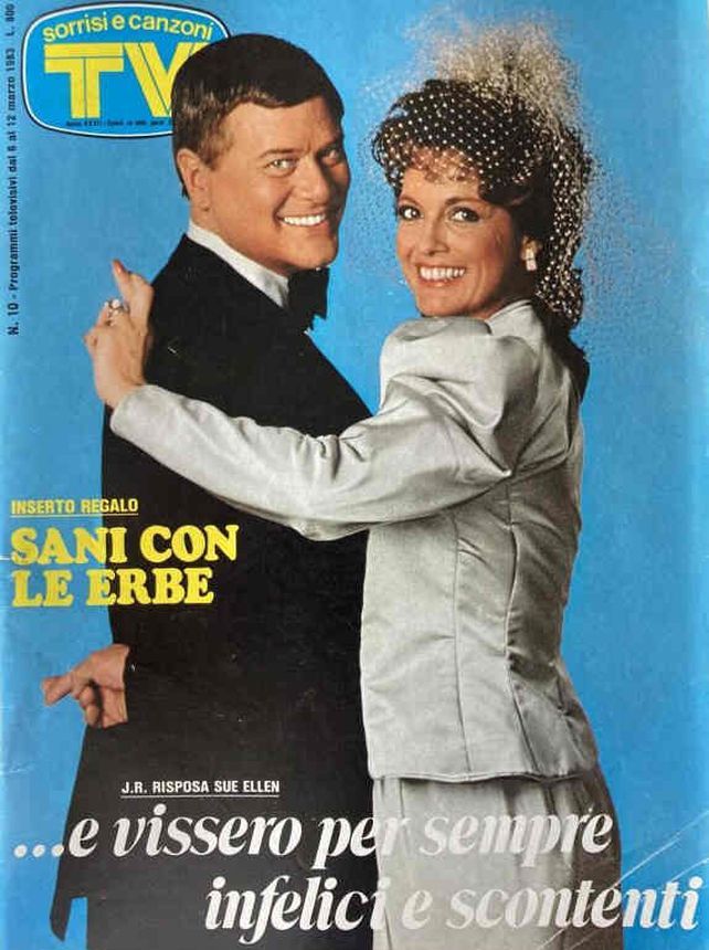 SORRISI E CANZONI TV magazine side cover Issue 10 6 March 1983
