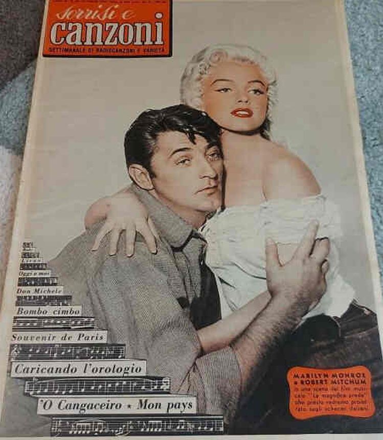 SORRISI E CANZONI TV magazine side cover Issue 26 11 July 1954