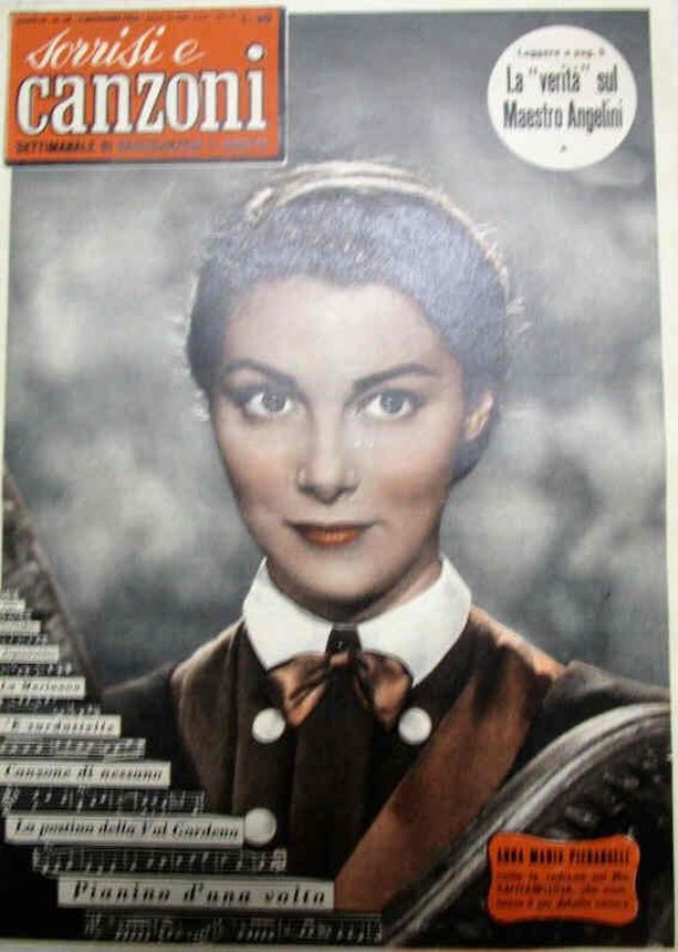 SORRISI E CANZONI TV magazine side cover Issue 36 5 September 1954
