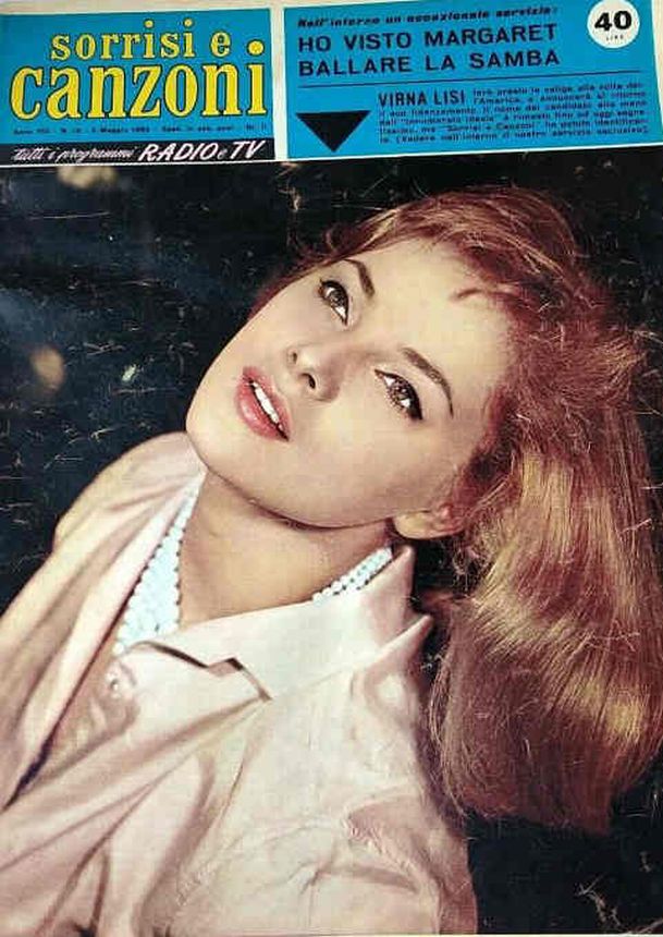 SORRISI E CANZONI TV magazine side cover Issue 18 3 May 1959